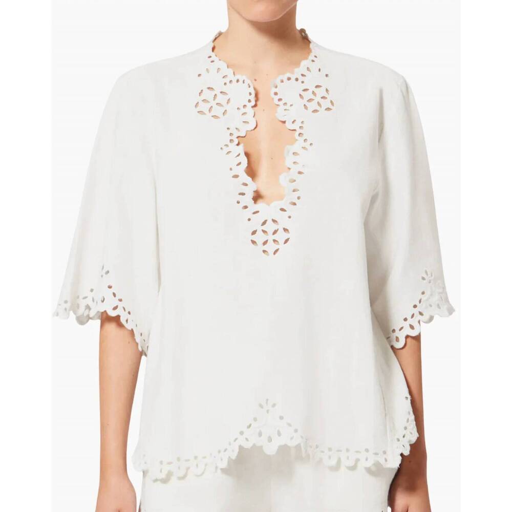 NEW ISABEL MARANT shana top in white